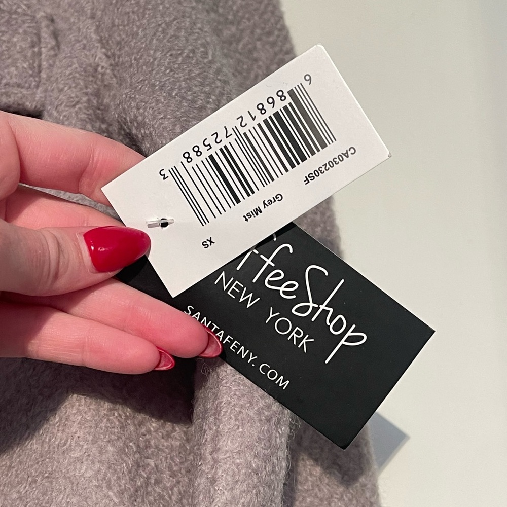 Faux Wool Gray Jacket. NWT. Never worn - Picture 2 of 3